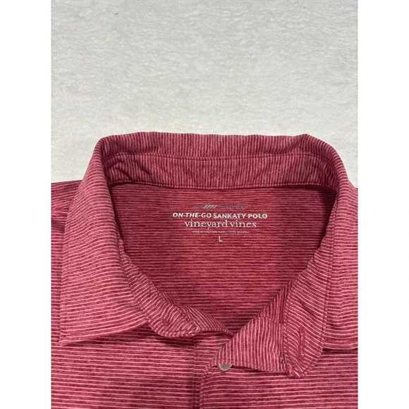 Lot Of 2 Vineyard Vines On The Go Sankaty Polo Mens Performance Stretch Large - Picture 5 of 16